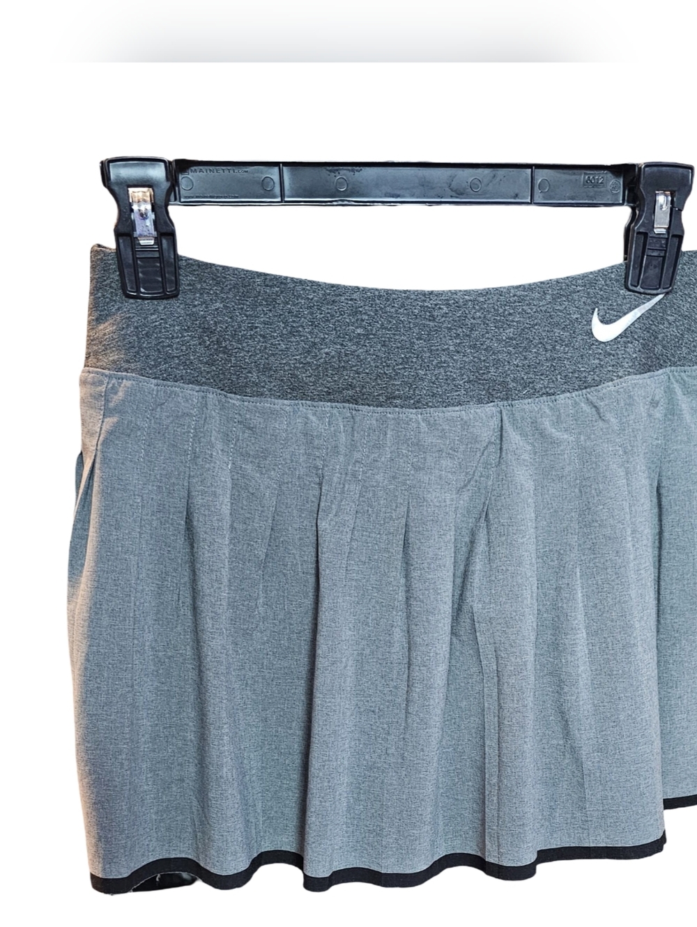 Nike Dri Fit Tennis Skort Womens Small Gray Pleated Athletic Skirt Shorts